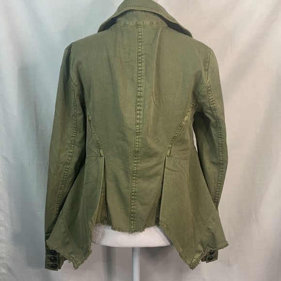 Free People Asymmetric Green Utility Jacket-NWT - Picture 10 of 16